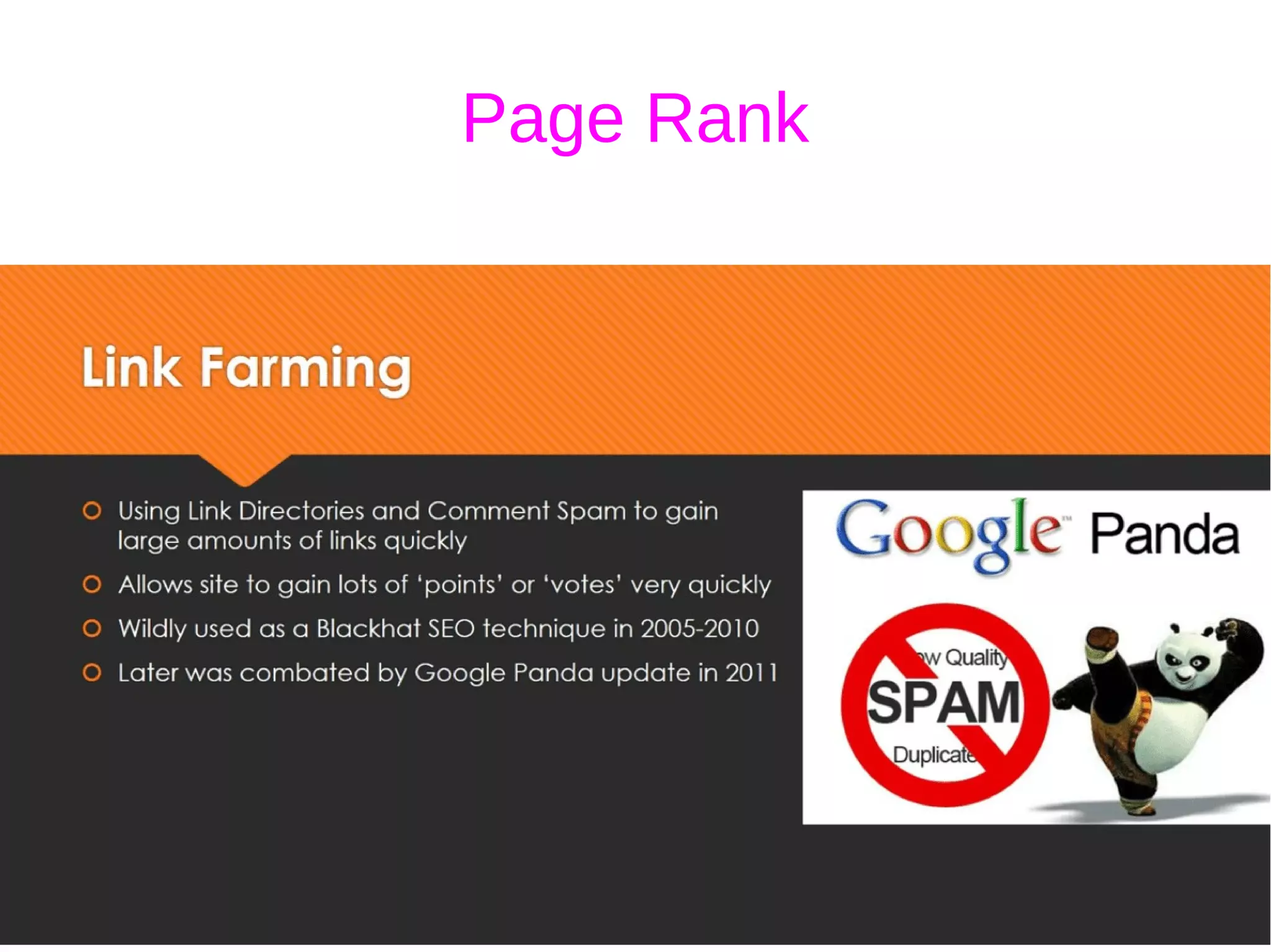 Page Rank
 