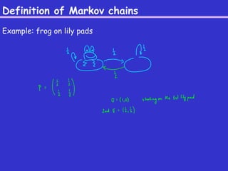 Markov chain intro | PPT | Physics | Science