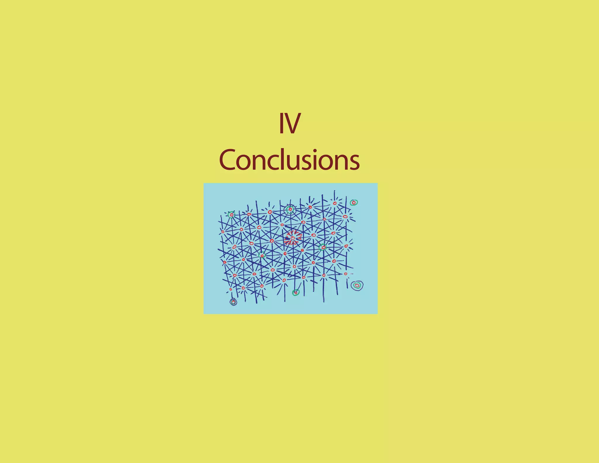IV
Conclusions
 
