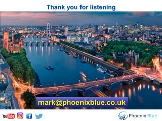 Thank you for listening
4 Hr
mark@phoenixblue.co.uk
 