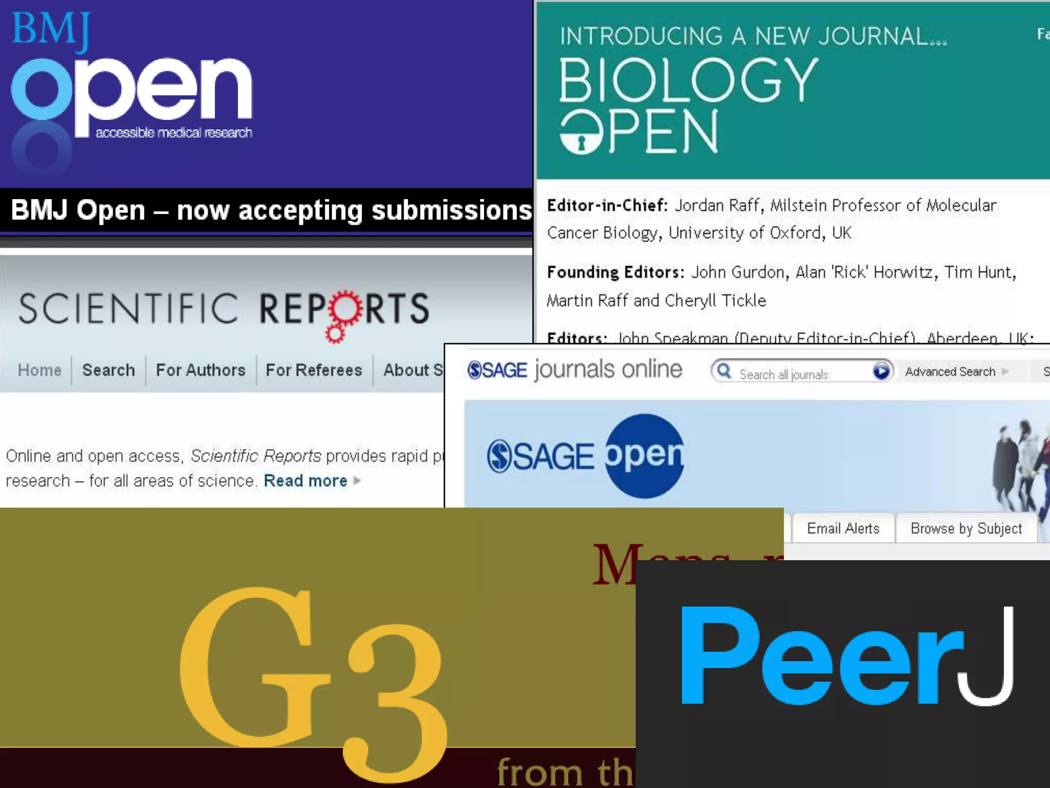 Open-access
megajournals

 