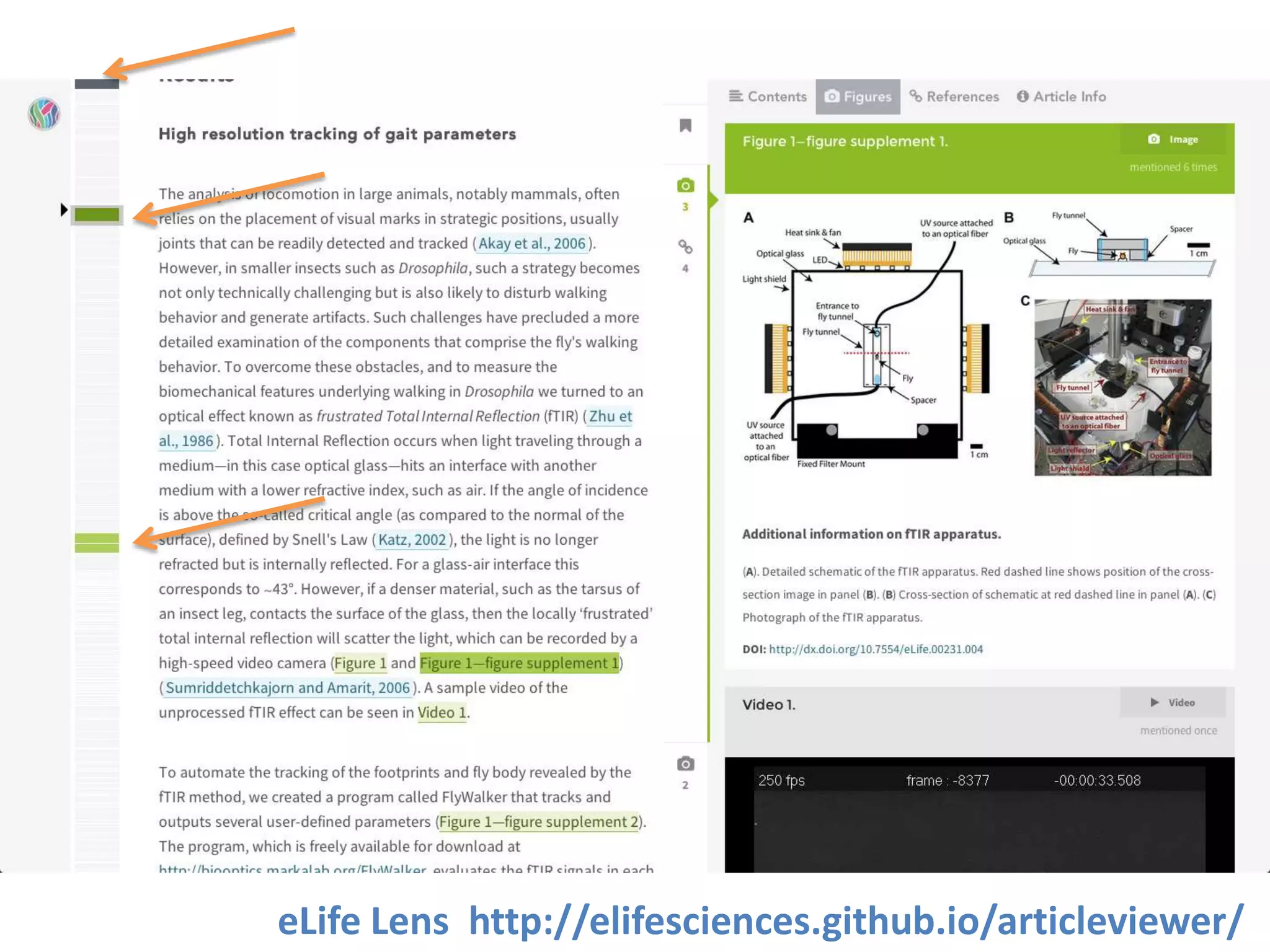 eLife Lens http://elifesciences.github.io/articleviewer/

 