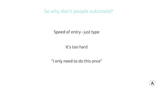 "Migrating the runbook - from legacy to DevOps" at IPExpo London 2015