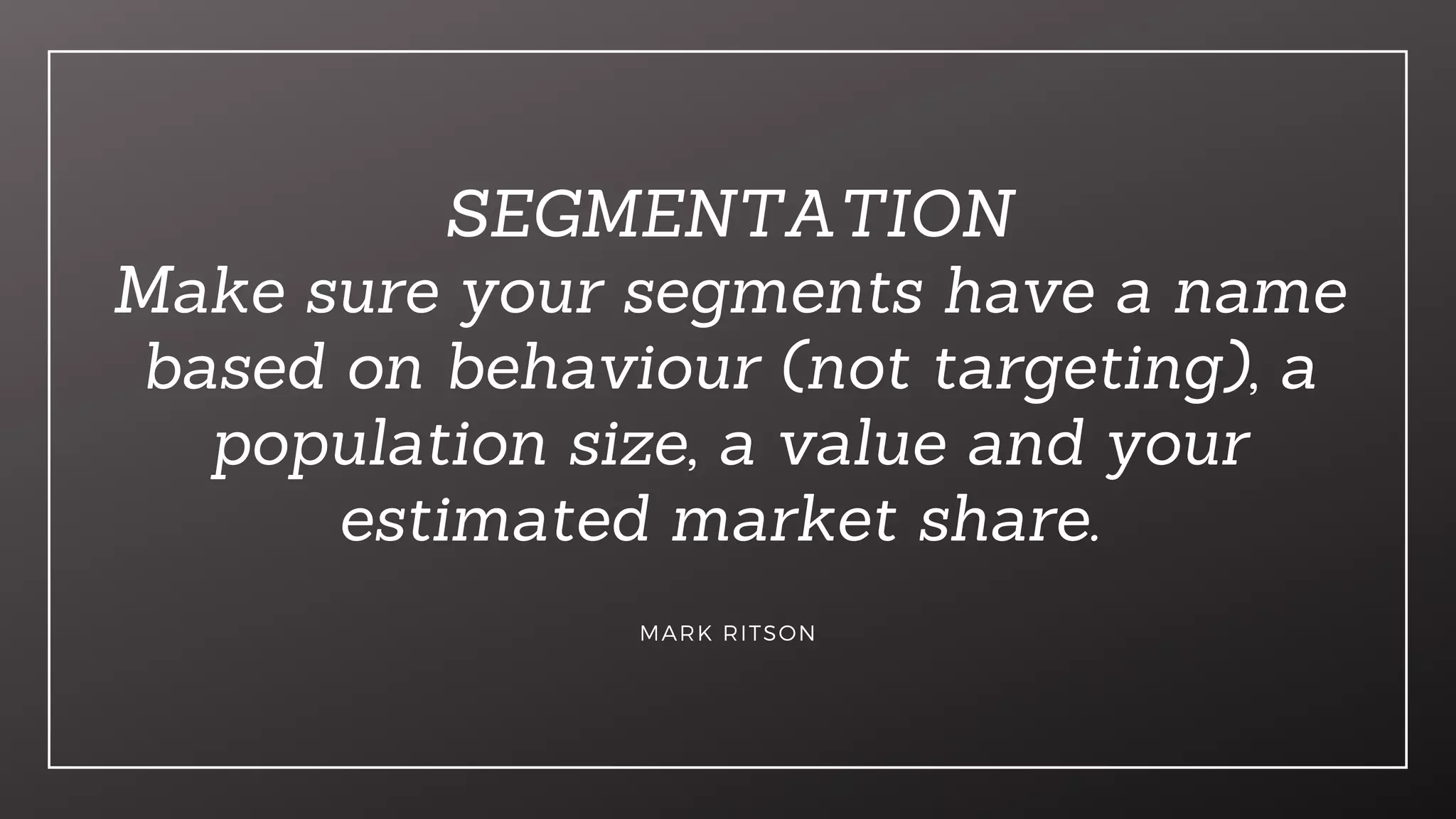 Mark Ritson on presenting marketing planning | PDF
