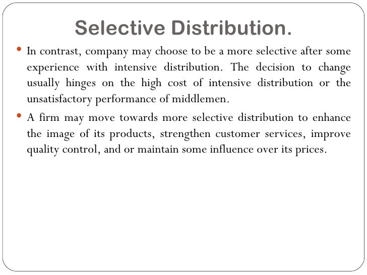 Brand Examples Of Intensive Distribution Brand Examples Of Intensive Distribution
