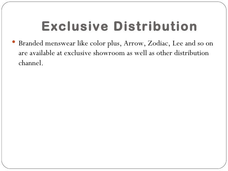 intensive selective and exclusive market exposure Ch 11: place and development of channel systems place lessons best channel system = ideal exposure ideal market exposure: intensive, selective or exclusive. intensive selective and exclusive market exposure Ch 11: place and development of channel systems place lessons best channel system = ideal exposure ideal market exposure: intensive, selective or exclusive.
