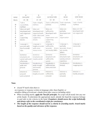 FORM 2 english mid term exam paper 2017 answer scheme | DOC