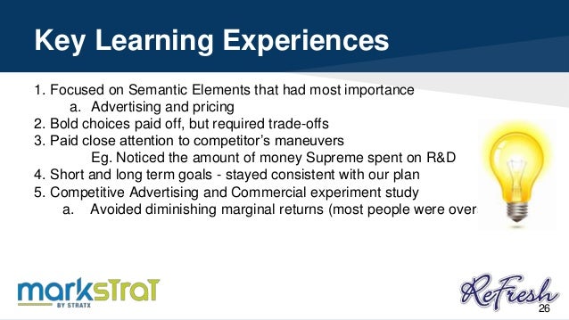 mkt 440 markstrat presentation markstrat