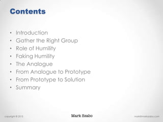 Collaborative Problem Solving - Mark Szabo | PPTX