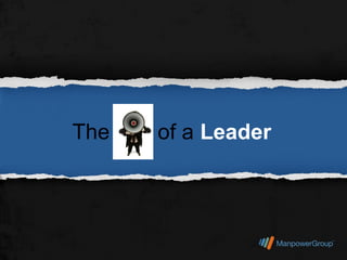 The   of a Leader
 