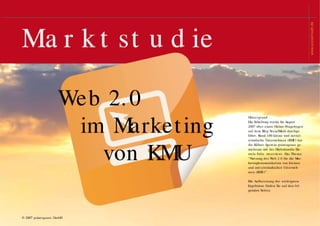 Marktstudie - Web 2.0 im Marketing von KMU