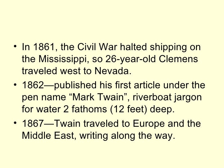 the life experiences of mark twain in the writing of huckleberry finn 7 life-changing lessons you can learn from mark twain he wrote the now classic novels, adventures of huckleberry finn and the we want to be secure, but the best life experiences come when we drop those notions. the life experiences of mark twain in the writing of huckleberry finn 7 life-changing lessons you can learn from mark twain he wrote the now classic novels, adventures of huckleberry finn and the we want to be secure, but the best life experiences come when we drop those notions.