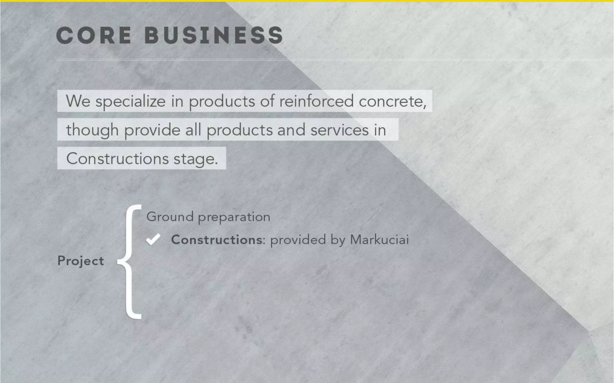 Markučiai sales presentation