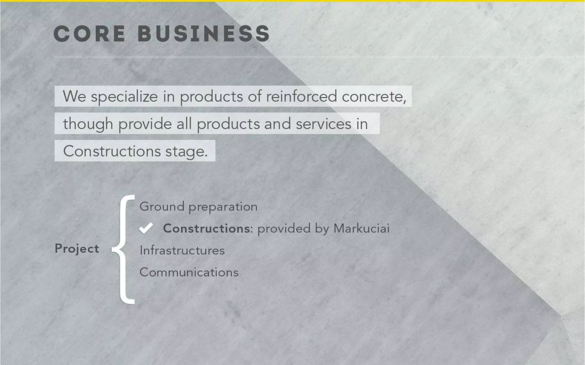 Markučiai sales presentation