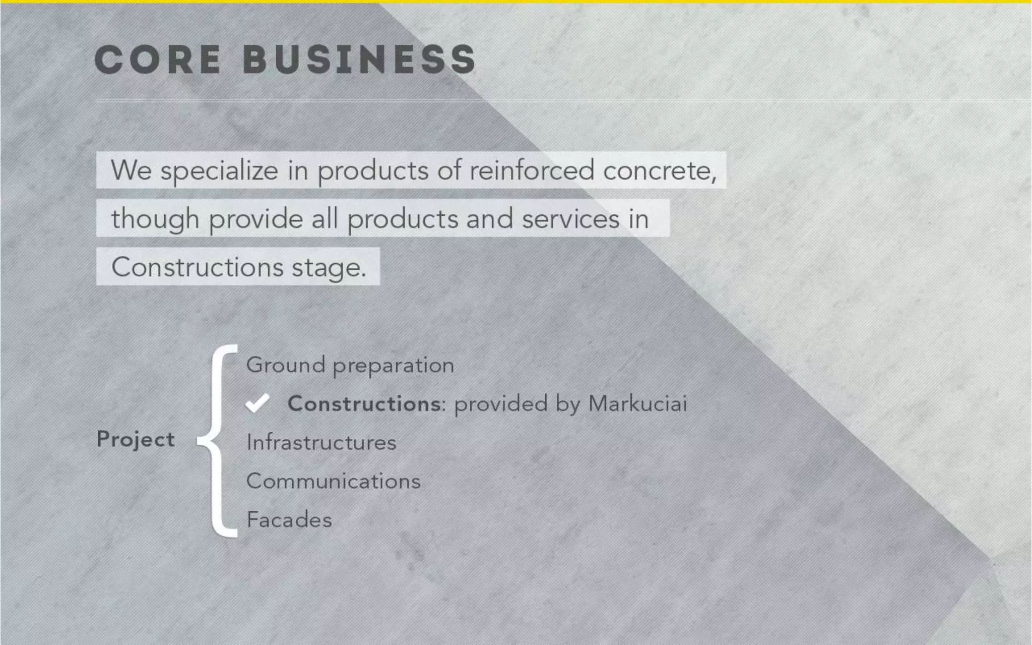 Markučiai sales presentation