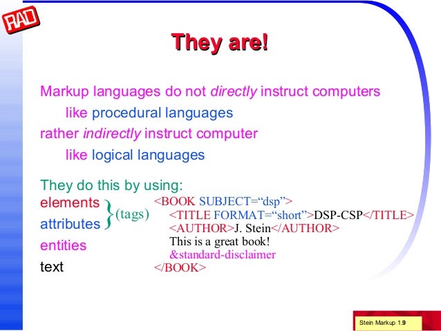 Markup Languages