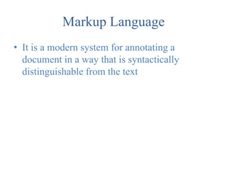 Markup language | PPSX