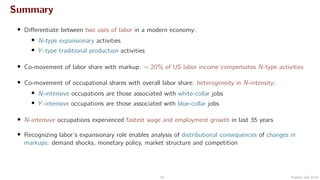Markups, Labor Market Inequality and the Nature of Work | PDF