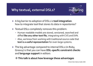 Markus Voelter Textual DSLs