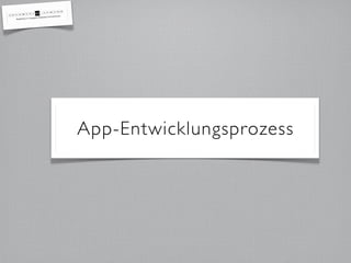 App-Entwicklungsprozess
 