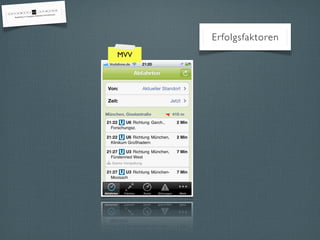 Erfolgsfaktoren
MVV
 