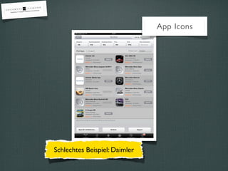 App Icons




Schlechtes Beispiel: Audi
    Gutes Beispiel: Daimler
 