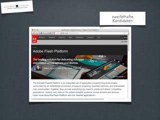 zweifelhafte
Kandidaten
 