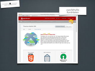 zweifelhafte
Kandidaten
 