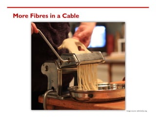 More Fibres in a Cable
Image source: wikimedia.org
 