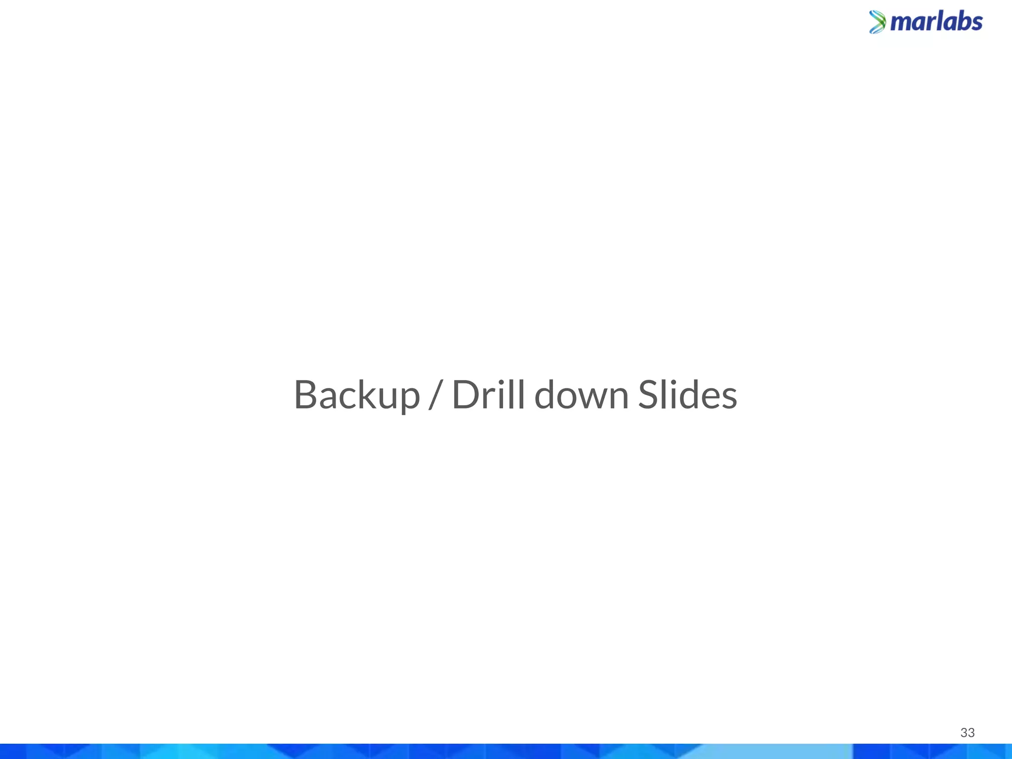 33
Backup / Drill down Slides
 