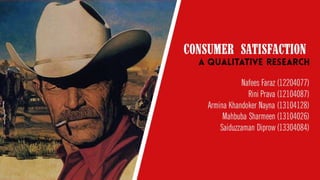 Marlboro: Consumer Satisfaction