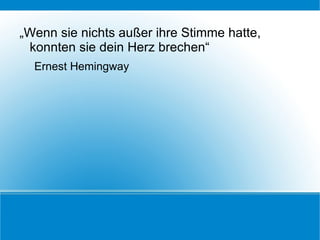 Rollen wurde immer großer