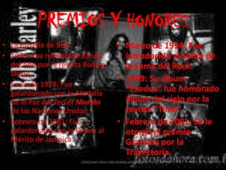 Todas estas afirmaciones no sentaron nada bien al gobierno jamaicano, más aún cuando se enteraron de que Anderson anunció que pretendía exhumar los restos de su marido para enterrarlos en Shashemene, Etiopía, donde el emperador Haile Selassie cedió unas tierras a un grupo de rastafaris jamaicanos que residen en esa localidad. La relación entre el gobierno jamaicano y Anderson era crítica, ya que consideran a Bob un ídolo y una fuerte atracción turística para los extranjeros. No hay que olvidar que la casa-museo de Bob es el principal reclamo de los extranjeros que llegan durante todo el año a la isla caribeña. 60CAROLINA CANO AND MARIA JOSE MEZA
