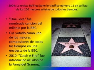 Lejos de apaciguar los ánimos, Anderson recordó al gobierno de su país que, en Jamaica, Bob fue disparado en su casa y sufrió el exilio."Bob hubiera preferido reposar en el continente africano más que en una isla donde sus aantecesores fueron llevados como esclavos",llegó a decir la viuda de Bob.61CAROLINA CANO AND MARIA JOSE MEZA