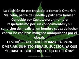 OCUPACIÓN: Músico creador del genero reggae que viene de una combinación de Ska,Bluss y Jazz5CAROLINA CANO AND MARIA JOSE MEZA