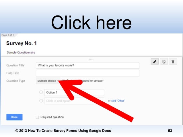 How To Create Survey Forms Using Google Docs - survey forms using google docs 52 53
