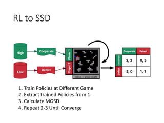 Multi agent reinforcement learning for sequential social dilemmas | PPTX
