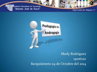 Marly Rodríguez 
19106120 
Barquisimeto 04 de Octubre del 2014 
 