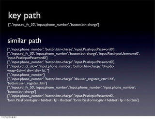 key path
['', 'input.rd_fv_30', 'input.phone_number', 'button.btn-charge']



similar path
['', 'input.phone_number', 'button.btn-charge', 'input.PassInputPassword0']
['', 'input.rd_fv_30', 'input.phone_number', 'button.btn-charge', 'input.PassInputUsername0',
'input.PassInputPassword0']
['', 'input.phone_number', 'button.btn-charge', 'input.PassInputPassword0']
['', 'input.rd_ct_slow', 'input.phone_number', 'button.btn-charge', 'div.pdc-
wrap~2div~1div~1div~1a', '']
['', 'input.phone_number']
['', 'input.phone_number', 'button.btn-charge', 'div.user_register_ctn~1h4',
'button.user_register_btn']
['', 'input.rd_fv_50', 'input.phone_number', 'input.phone_number', 'input.phone_number',
'button.btn-charge']
['', 'input.phone_number', 'button.btn-charge', 'input.PassInputPassword0',
'form.PassFormlogin~1ﬁeldset~1p~1button', 'form.PassFormlogin~1ﬁeldset~1p~1button']
 