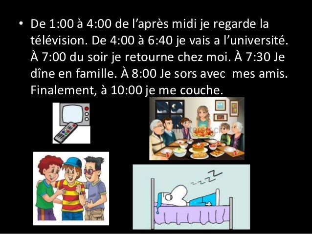 Ma Routine Quotidienne Course De Francais Ma Routine Quotidienne Course De Francais