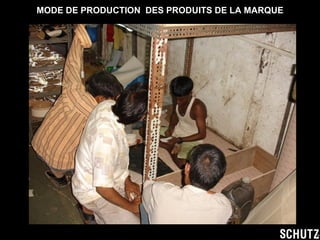 MODE DE PRODUCTION  DES PRODUITS DE LA MARQUE 
