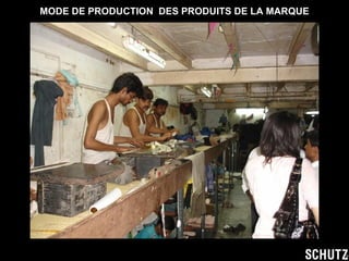 MODE DE PRODUCTION  DES PRODUITS DE LA MARQUE 