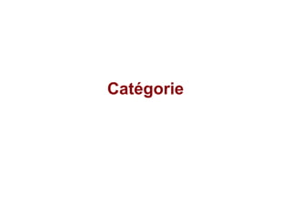 Catégorie
 