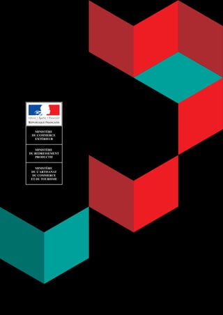 Mission Marque France
présidée par :
Philippe LENTSCHENER
Membres de la Mission
Marque France :
Agnès B.
Michel GARDEL
Clara GAYMARD
Philippe LENTSCHENER
Robert ZARADER
Rapporteur :
Maxime LECLÈRE,
ingénieur des mines
ACTE I
LA CONSULTATION
 