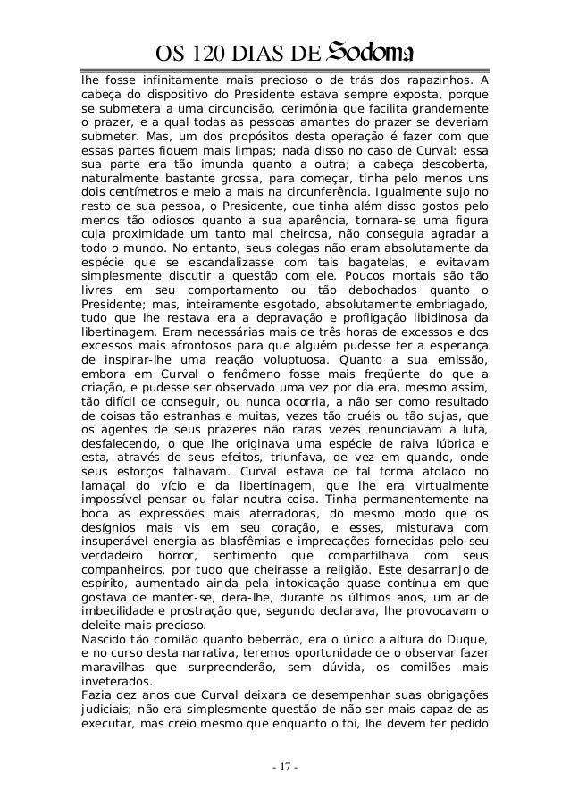 120 Dias De Sodoma Libro Pdf