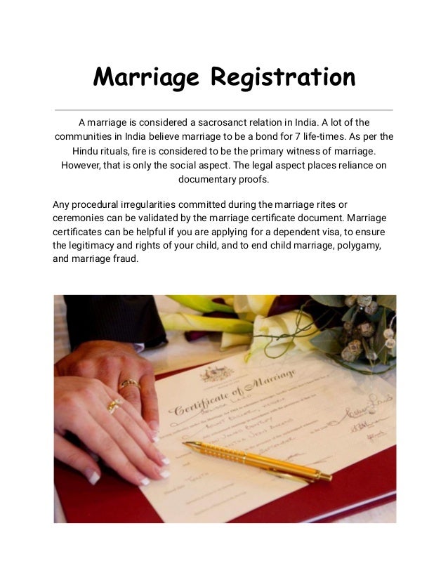 Marriage certificate apply online