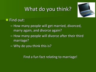 Marriage divorce annulment ppt