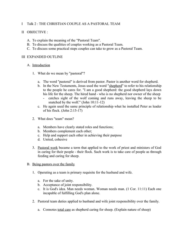 Marriage enrichment retreat1 | DOC | Christianity | Religion & Spirituality