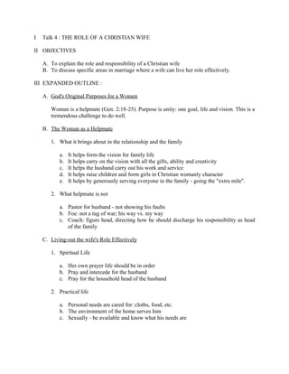 Marriage enrichment retreat1 | DOC