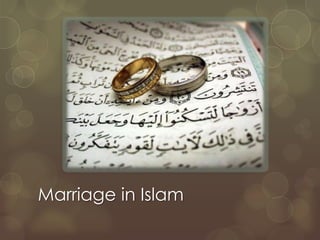 Marriage in Islam

 